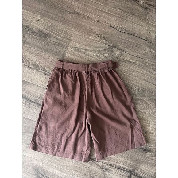 Gu Wide Leg Pull On beltet Shorts size M - Picture 2 of 5